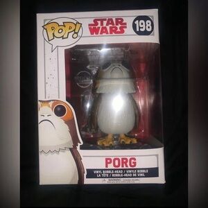 Star Wars Porg Action Figure - White, Brown, Yellow